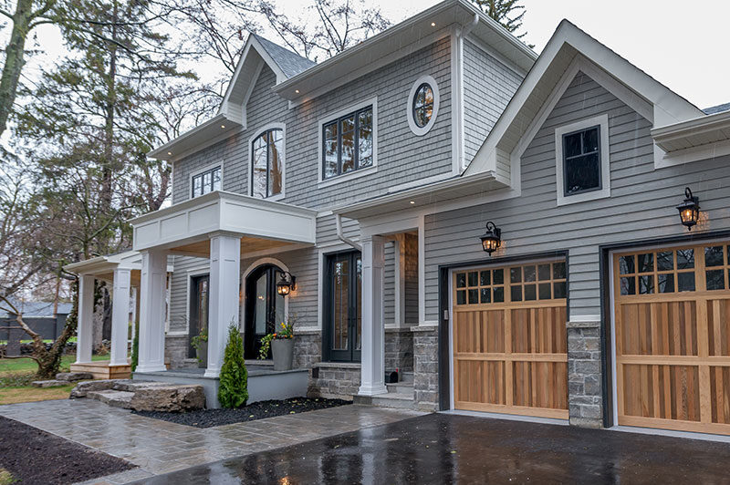 Traditional Custom Home Lakeshore Road Exterior Burlington