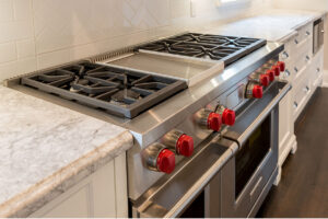 wolf range 48" in home builders house