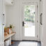 Mudroom Built-ins Herringbone Floor Oakville