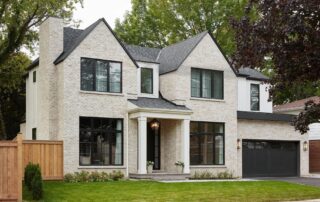 Luxury brick custom home in Oakville Ontario built by Prasada Custom Homes